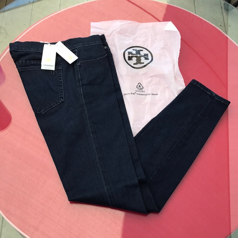 Tory Burch leggings rinse size 27 new with tags